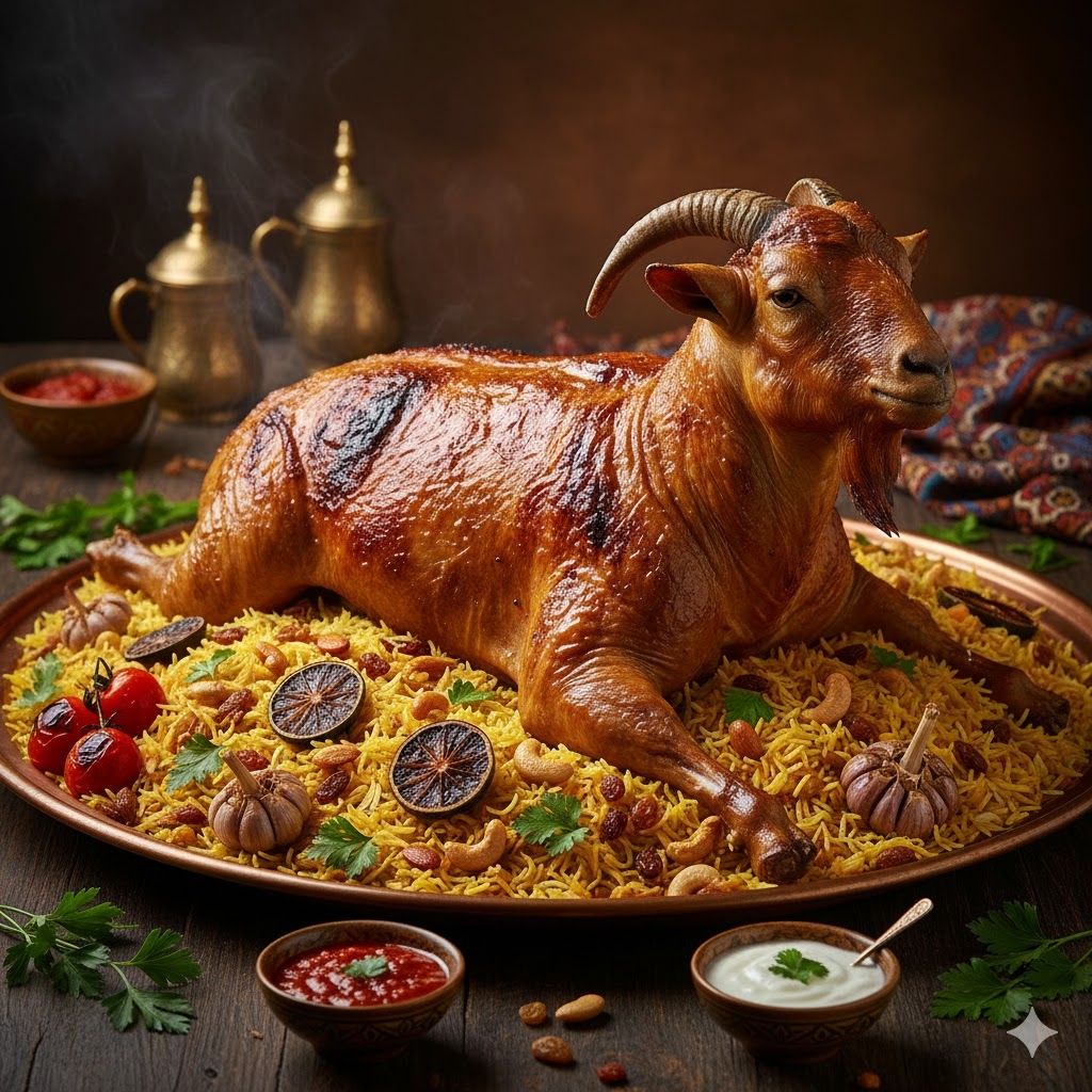 تيس 9 كيلو + 4 كيلو ارز مندي